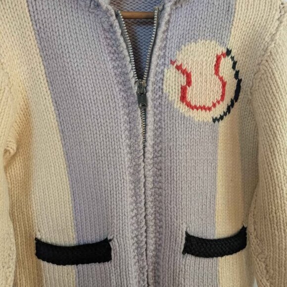 Wool sweater baseball size Small - Picture 3 of 5